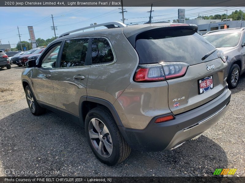 Light Brownstone Pearl / Black 2020 Jeep Cherokee Limited 4x4