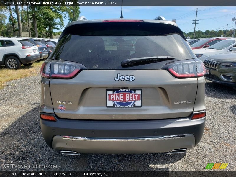Light Brownstone Pearl / Black 2020 Jeep Cherokee Limited 4x4