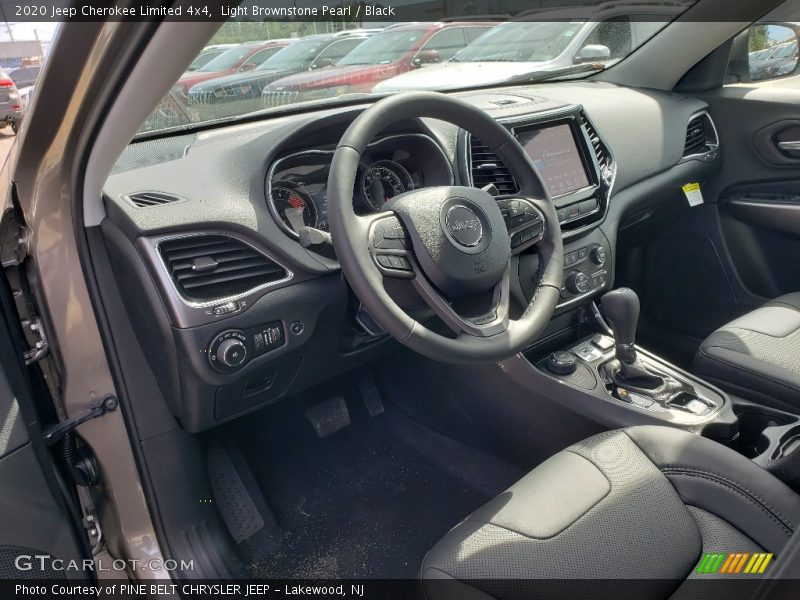Light Brownstone Pearl / Black 2020 Jeep Cherokee Limited 4x4