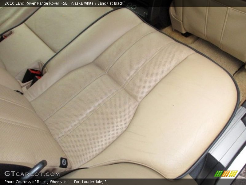 Rear Seat of 2010 Range Rover HSE