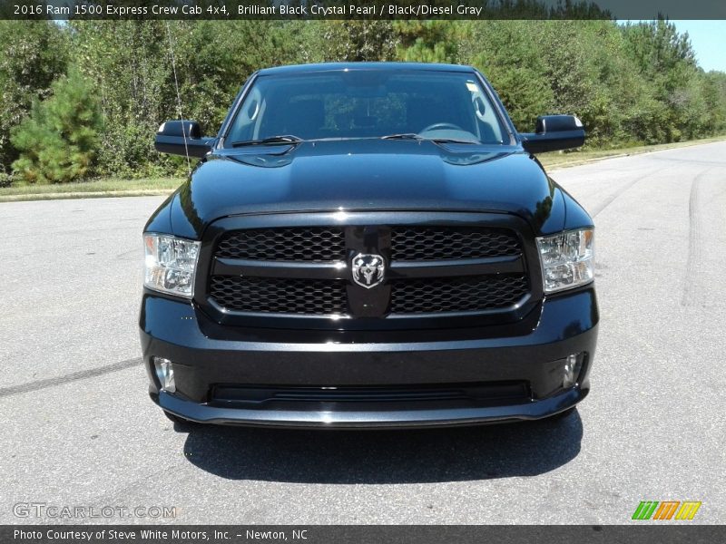 Brilliant Black Crystal Pearl / Black/Diesel Gray 2016 Ram 1500 Express Crew Cab 4x4