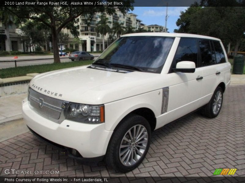  2010 Range Rover HSE Alaska White