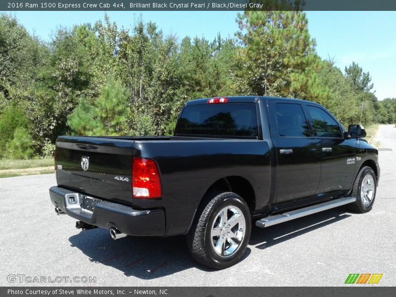 Brilliant Black Crystal Pearl / Black/Diesel Gray 2016 Ram 1500 Express Crew Cab 4x4