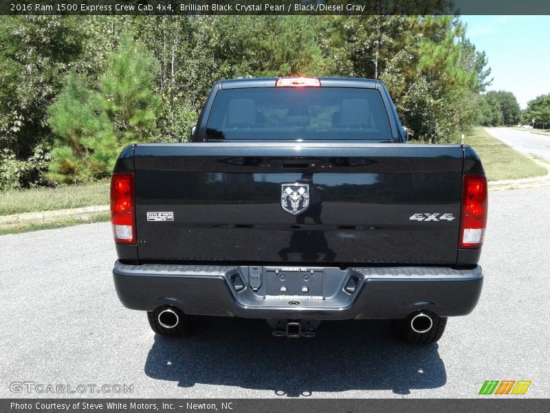 Brilliant Black Crystal Pearl / Black/Diesel Gray 2016 Ram 1500 Express Crew Cab 4x4