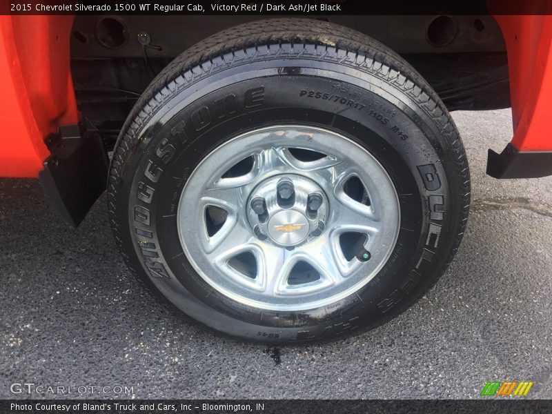 Victory Red / Dark Ash/Jet Black 2015 Chevrolet Silverado 1500 WT Regular Cab