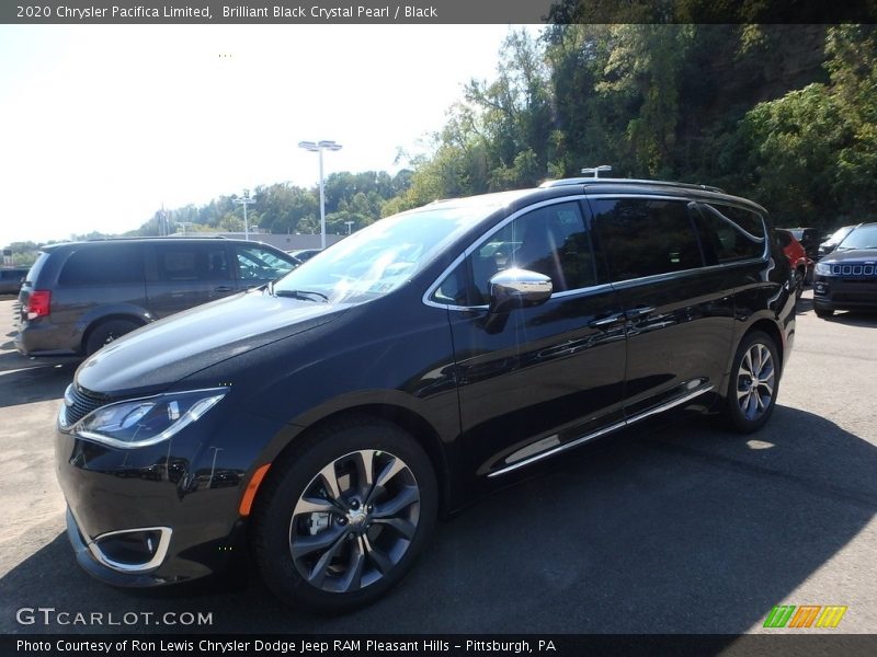Brilliant Black Crystal Pearl / Black 2020 Chrysler Pacifica Limited