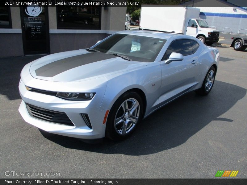 Arctic Blue Metallic / Medium Ash Gray 2017 Chevrolet Camaro LT Coupe