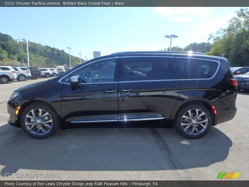 Brilliant Black Crystal Pearl / Black 2020 Chrysler Pacifica Limited