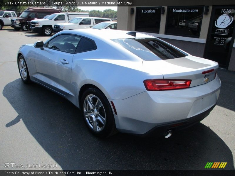 Arctic Blue Metallic / Medium Ash Gray 2017 Chevrolet Camaro LT Coupe