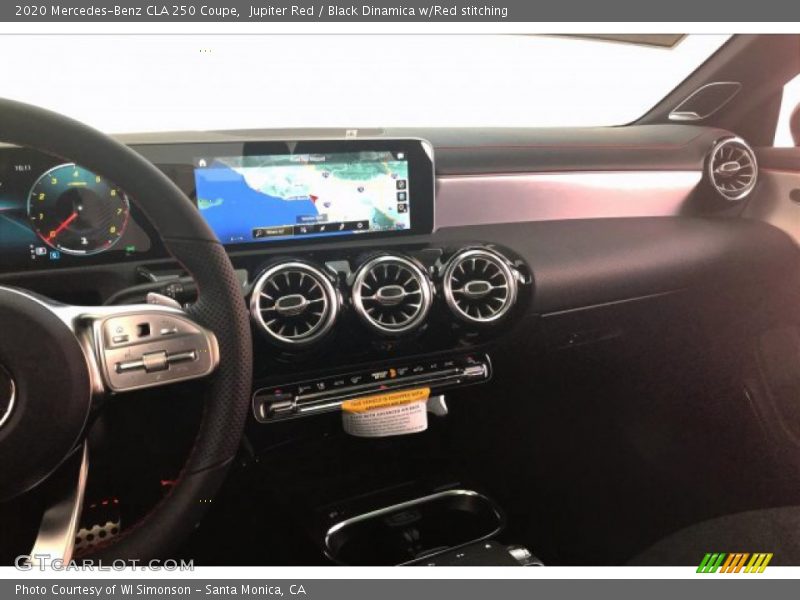 Jupiter Red / Black Dinamica w/Red stitching 2020 Mercedes-Benz CLA 250 Coupe