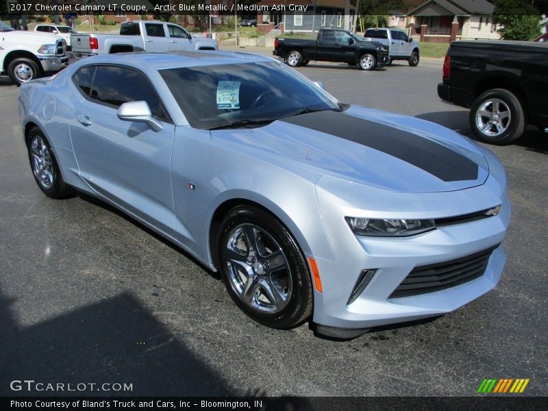 Arctic Blue Metallic / Medium Ash Gray 2017 Chevrolet Camaro LT Coupe