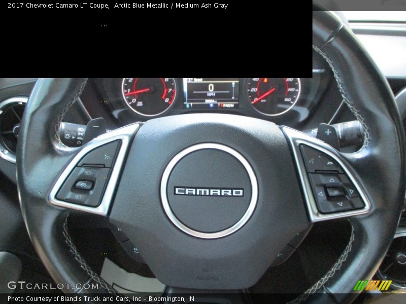 Arctic Blue Metallic / Medium Ash Gray 2017 Chevrolet Camaro LT Coupe