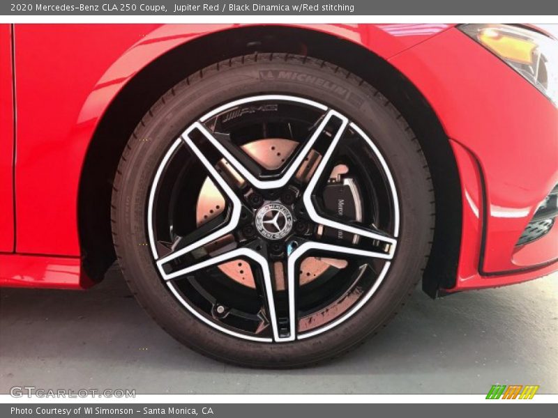 Jupiter Red / Black Dinamica w/Red stitching 2020 Mercedes-Benz CLA 250 Coupe