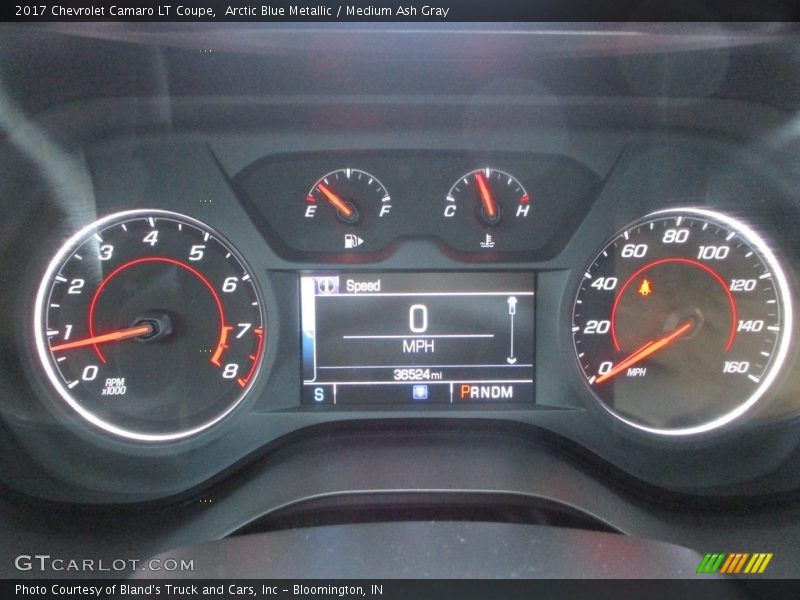 Arctic Blue Metallic / Medium Ash Gray 2017 Chevrolet Camaro LT Coupe