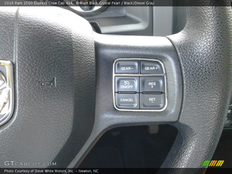 Brilliant Black Crystal Pearl / Black/Diesel Gray 2016 Ram 1500 Express Crew Cab 4x4