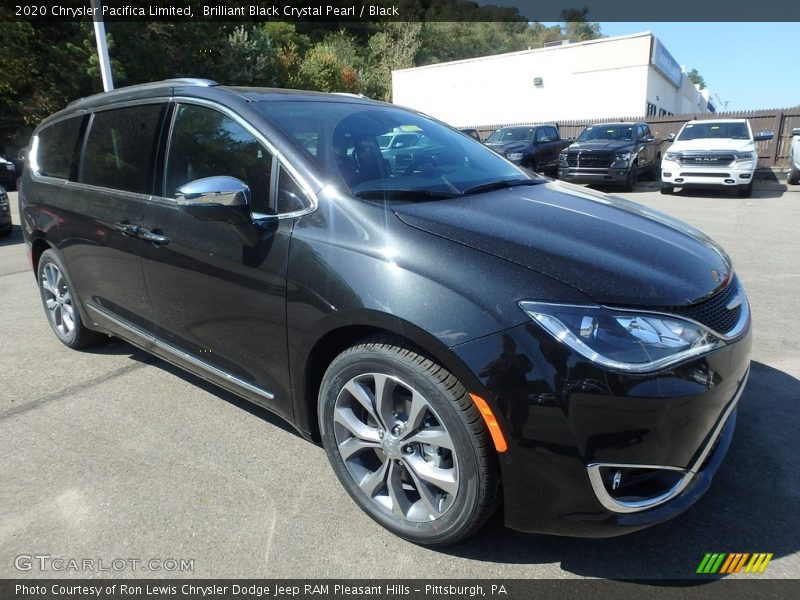 Brilliant Black Crystal Pearl / Black 2020 Chrysler Pacifica Limited