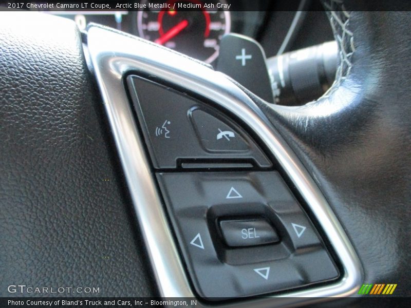 Arctic Blue Metallic / Medium Ash Gray 2017 Chevrolet Camaro LT Coupe