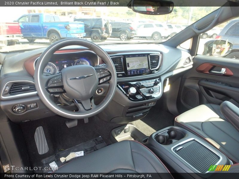 Brilliant Black Crystal Pearl / Black 2020 Chrysler Pacifica Limited