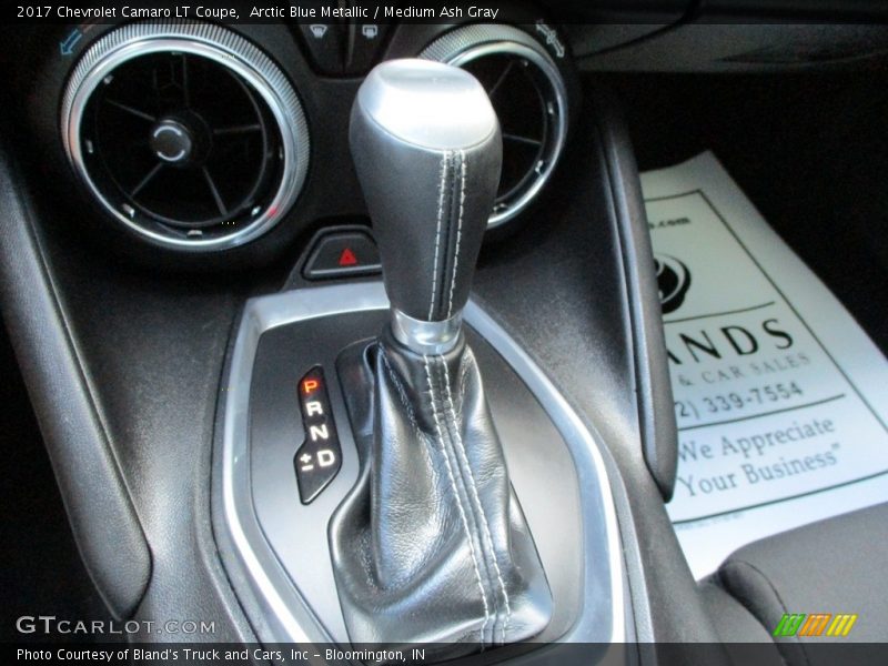 Arctic Blue Metallic / Medium Ash Gray 2017 Chevrolet Camaro LT Coupe