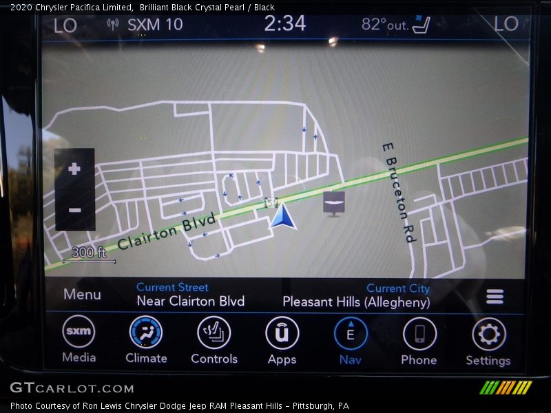 Brilliant Black Crystal Pearl / Black 2020 Chrysler Pacifica Limited