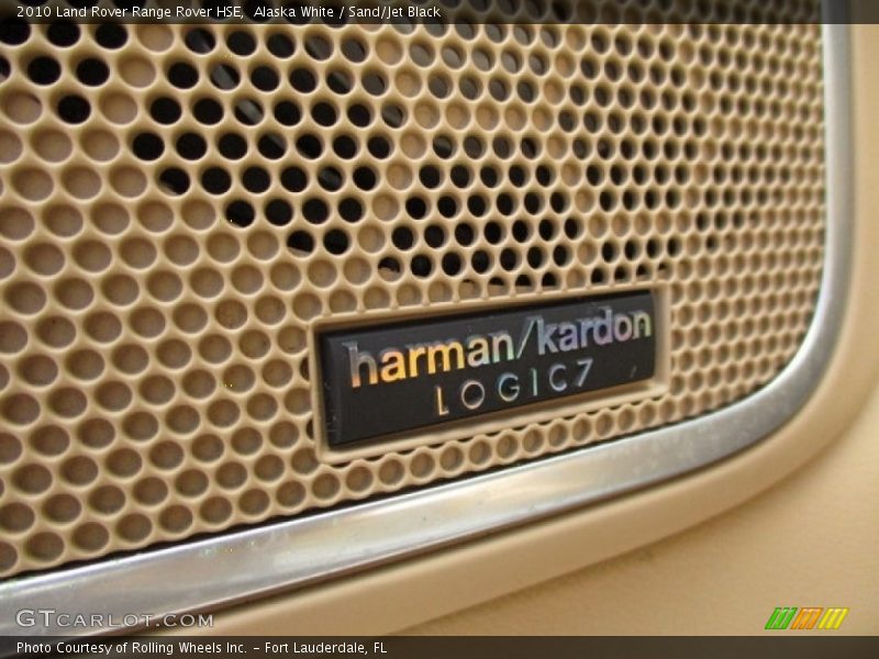 Alaska White / Sand/Jet Black 2010 Land Rover Range Rover HSE