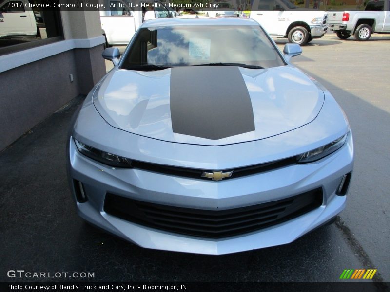 Arctic Blue Metallic / Medium Ash Gray 2017 Chevrolet Camaro LT Coupe
