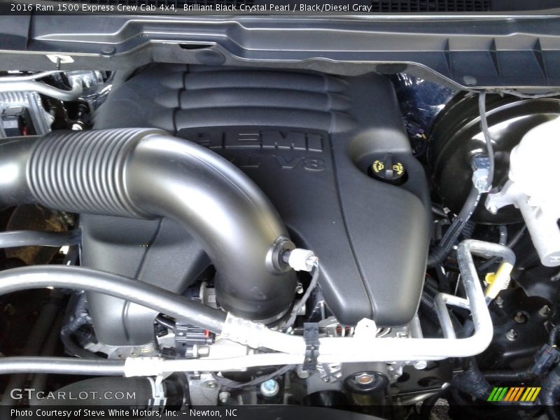 Brilliant Black Crystal Pearl / Black/Diesel Gray 2016 Ram 1500 Express Crew Cab 4x4