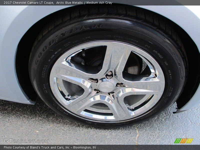 Arctic Blue Metallic / Medium Ash Gray 2017 Chevrolet Camaro LT Coupe