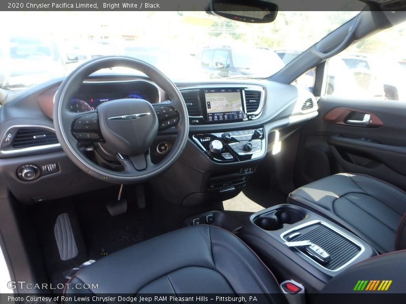 Bright White / Black 2020 Chrysler Pacifica Limited