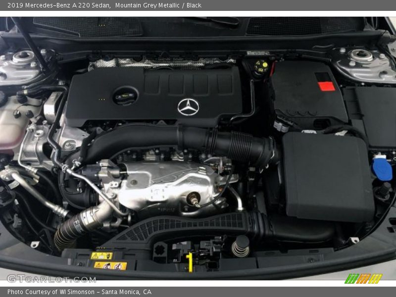 Mountain Grey Metallic / Black 2019 Mercedes-Benz A 220 Sedan