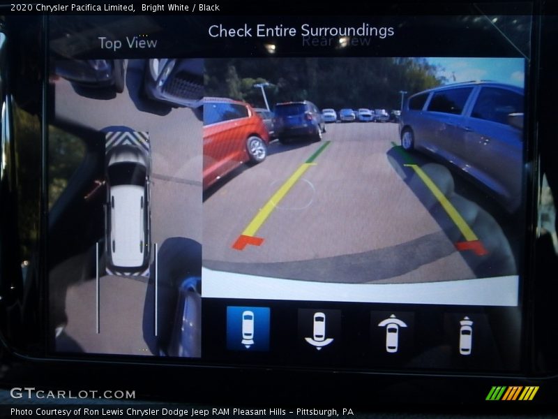 Bright White / Black 2020 Chrysler Pacifica Limited