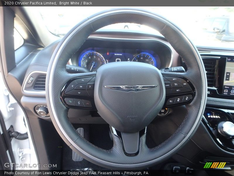 Bright White / Black 2020 Chrysler Pacifica Limited