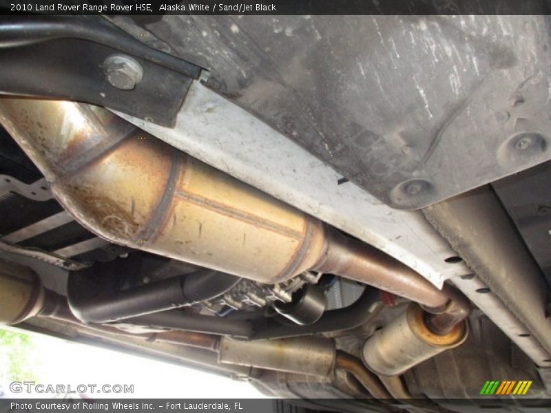 Exhaust of 2010 Range Rover HSE