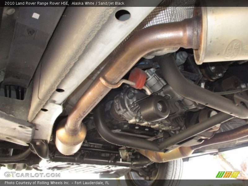 Exhaust of 2010 Range Rover HSE