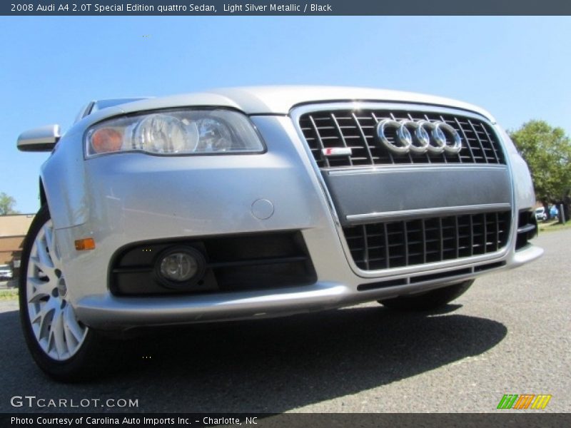 Light Silver Metallic / Black 2008 Audi A4 2.0T Special Edition quattro Sedan