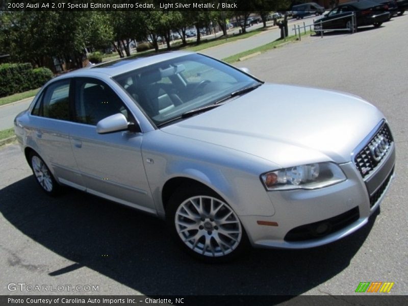 Light Silver Metallic / Black 2008 Audi A4 2.0T Special Edition quattro Sedan