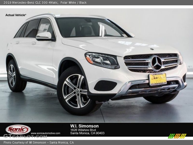 Polar White / Black 2019 Mercedes-Benz GLC 300 4Matic