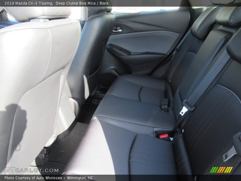 Deep Crystal Blue Mica / Black 2019 Mazda CX-3 Touring