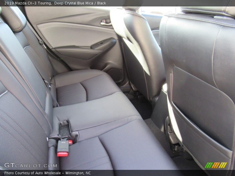 Deep Crystal Blue Mica / Black 2019 Mazda CX-3 Touring