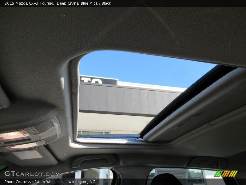 Deep Crystal Blue Mica / Black 2019 Mazda CX-3 Touring