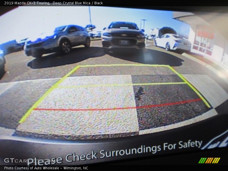 Deep Crystal Blue Mica / Black 2019 Mazda CX-3 Touring