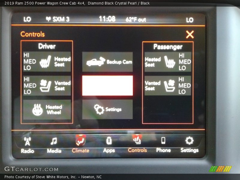 Controls of 2019 2500 Power Wagon Crew Cab 4x4
