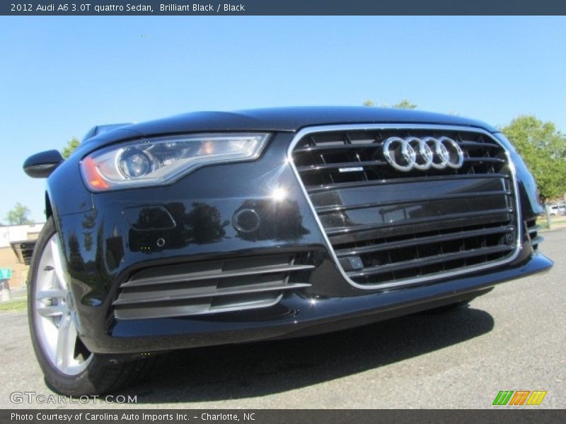 Brilliant Black / Black 2012 Audi A6 3.0T quattro Sedan