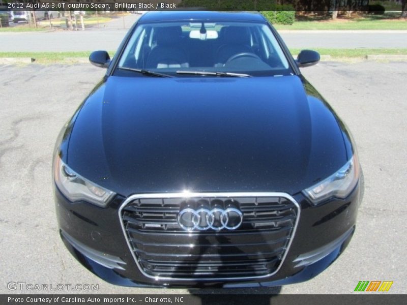 Brilliant Black / Black 2012 Audi A6 3.0T quattro Sedan