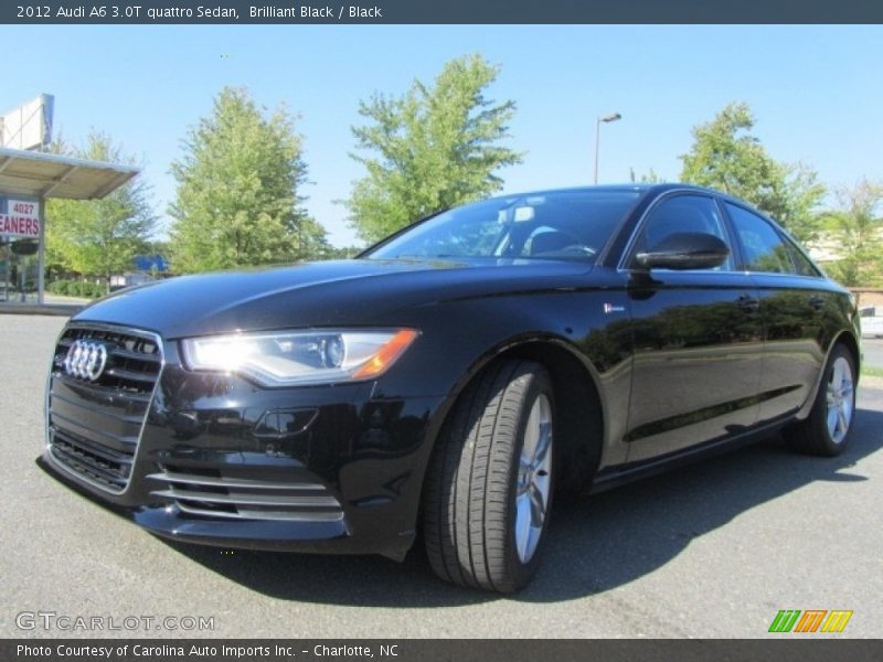 Brilliant Black / Black 2012 Audi A6 3.0T quattro Sedan