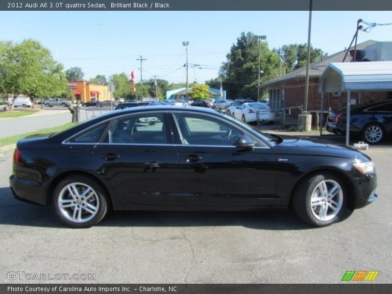 Brilliant Black / Black 2012 Audi A6 3.0T quattro Sedan