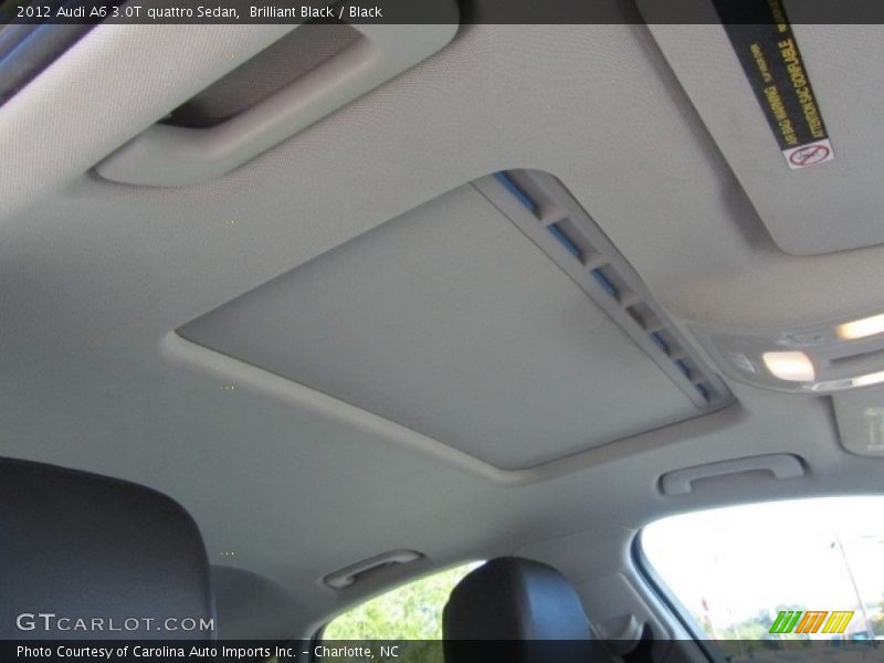 Sunroof of 2012 A6 3.0T quattro Sedan