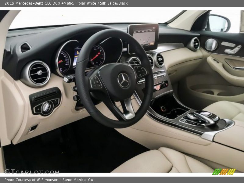 Polar White / Silk Beige/Black 2019 Mercedes-Benz GLC 300 4Matic