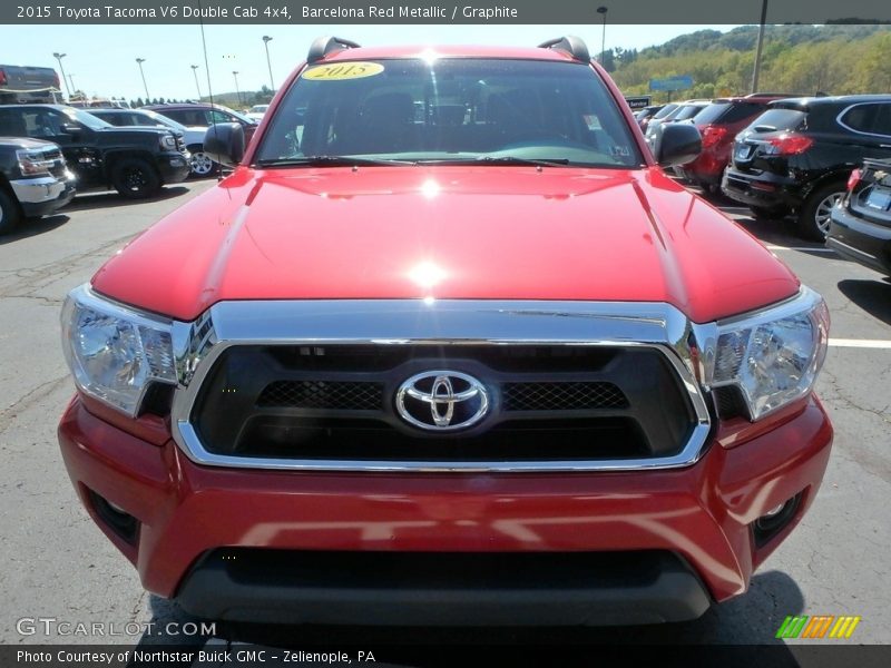 Barcelona Red Metallic / Graphite 2015 Toyota Tacoma V6 Double Cab 4x4