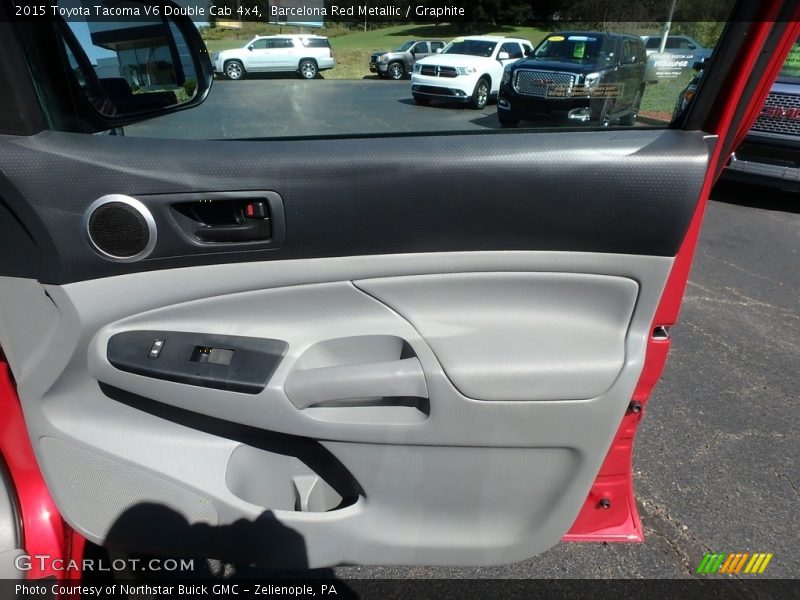 Barcelona Red Metallic / Graphite 2015 Toyota Tacoma V6 Double Cab 4x4